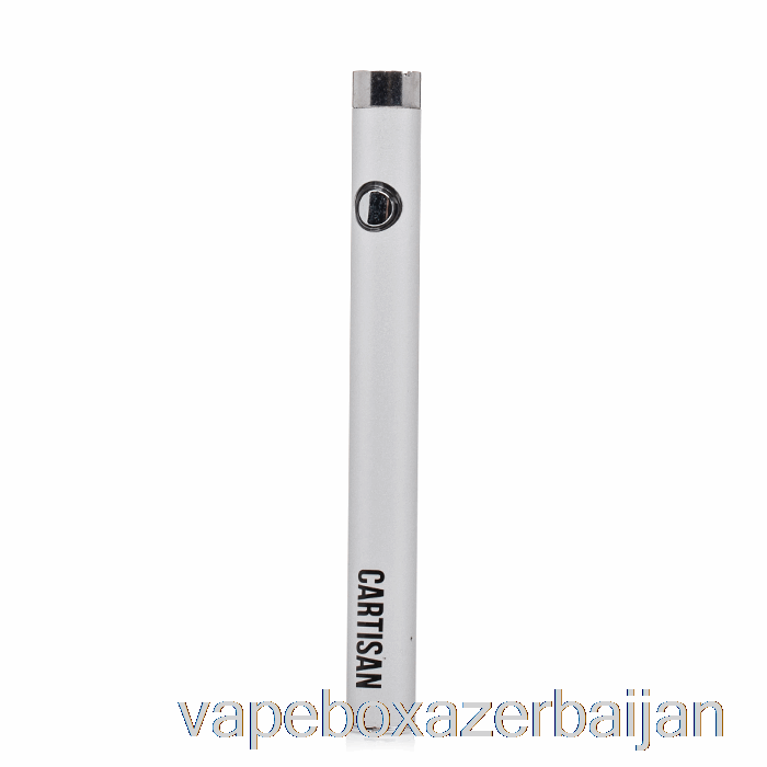 Vape Box Azerbaijan Cartisan Slim Button 280 510 Battery Silver